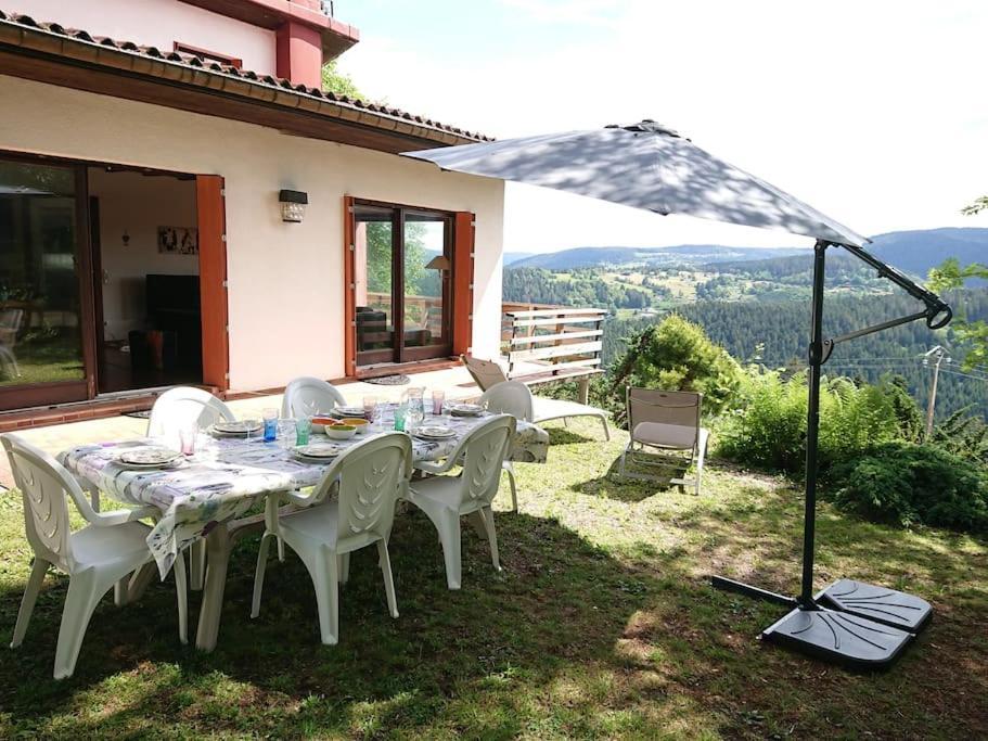 Maison D'Altitude Avec Vue Panoramique A Gérardmer Buitenkant foto