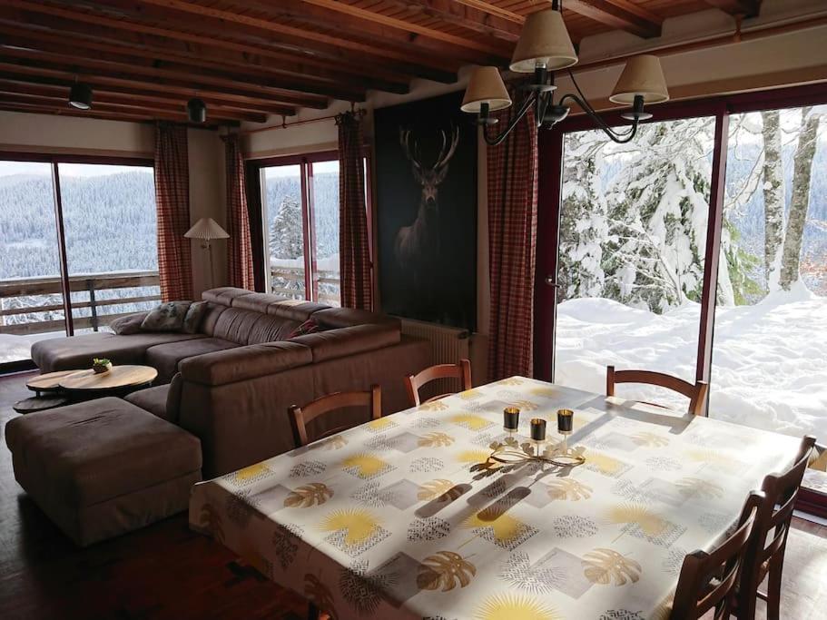 Maison D'Altitude Avec Vue Panoramique A Gérardmer Buitenkant foto