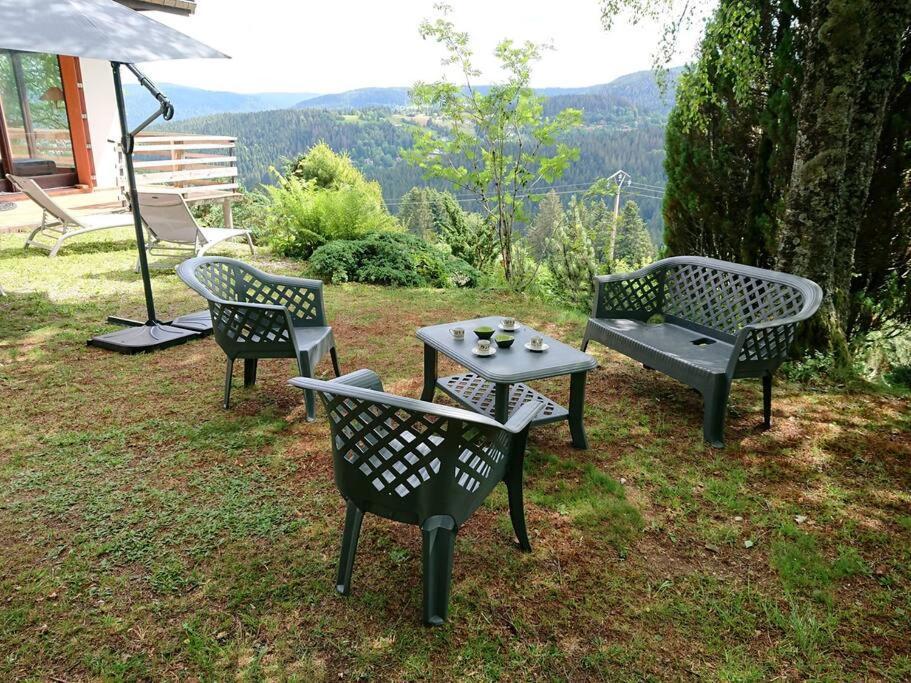 Maison D'Altitude Avec Vue Panoramique A Gérardmer Buitenkant foto